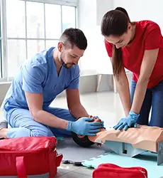 First aid training and rescue
