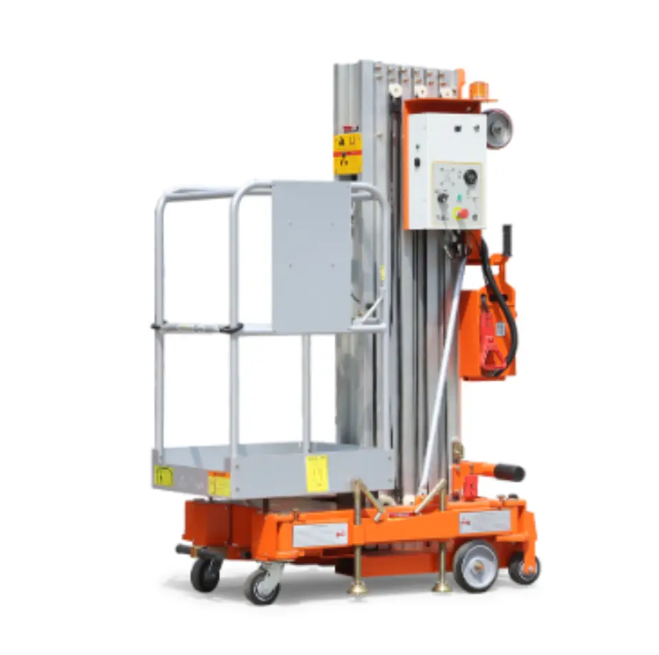 Push Around Single Mast Lift Electric