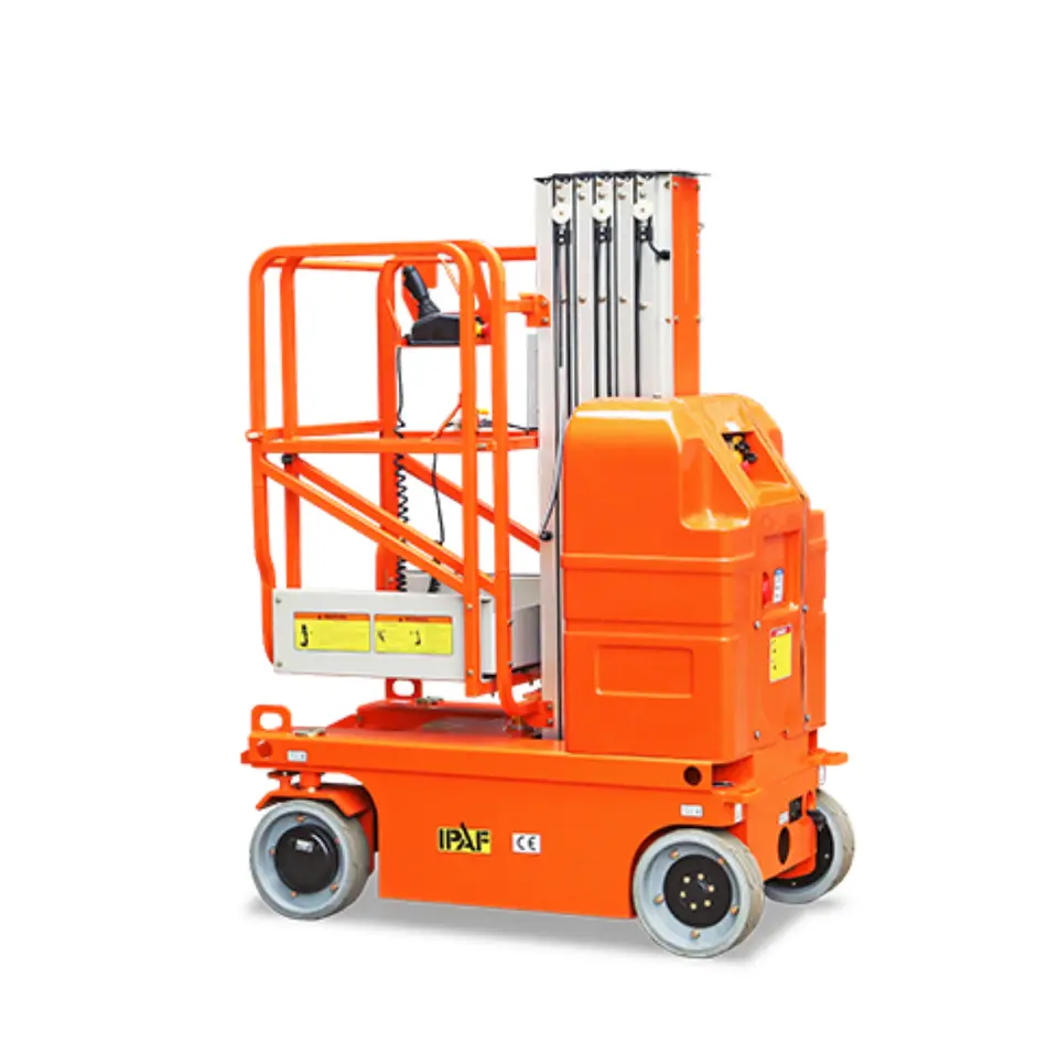Self Propelled Mast Boom Vertical Lift - Wheel